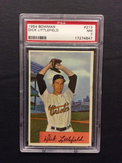 1954 Bowman #213 Dick Littlefield