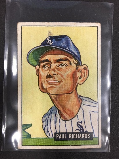 1951 Bowman #195 Paul Richards