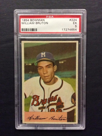 1954 Bowman #224 William Bruton