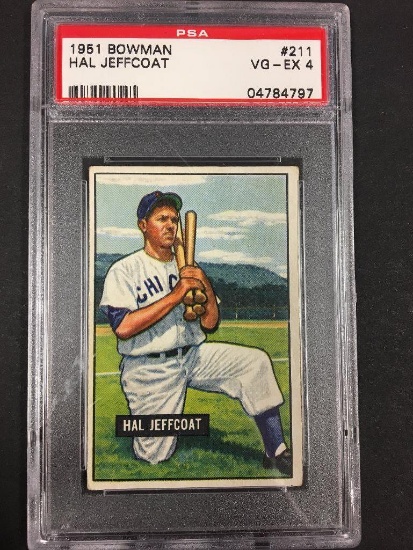 1951 Bowman #211 Hal Jeffcoat