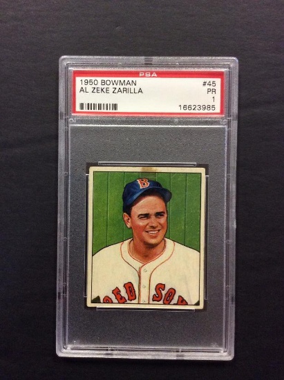 1950 Bowman #45 Al Zeke Zarilla