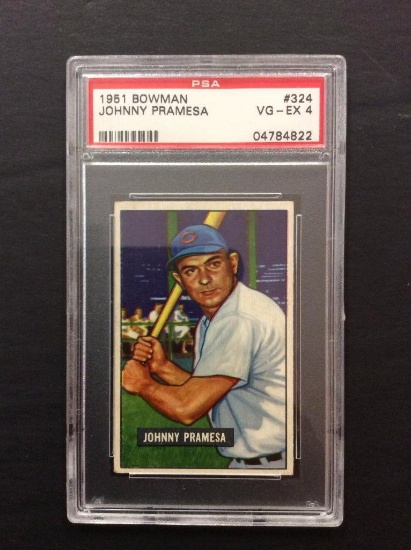 1951 Bowman #324 Johnny Pramesa
