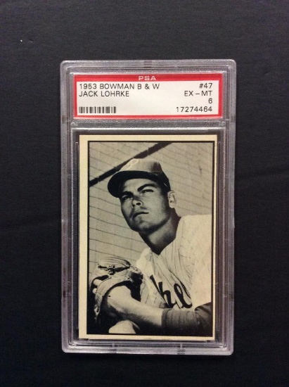 1953 Bowman B&W #47 Jack Lohrke