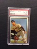 1953 Bowman Color #72 Ted Gray
