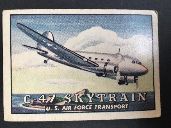 1952 Topps Wings Friend or Foe #88 C-47 Skytrain