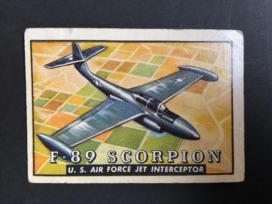 1952 Topps Wings Friend or Foe #90 F-89 Scorpion