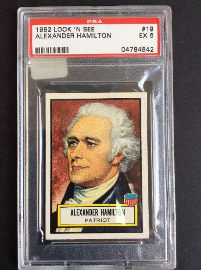 1952 Topps Look 'N See #19 Alexander Hamilton