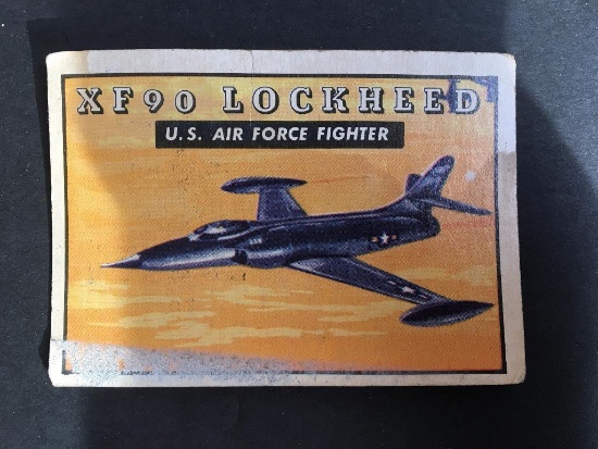 1952 Topps Wings Friend or Foe #152 XF 90 Lockheed