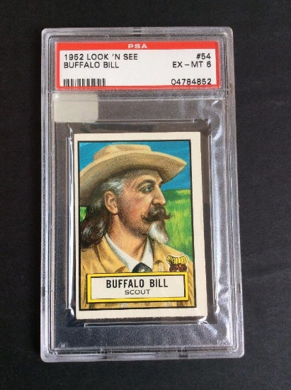 1952 Topps Look 'N See #54 Buffalo Bill