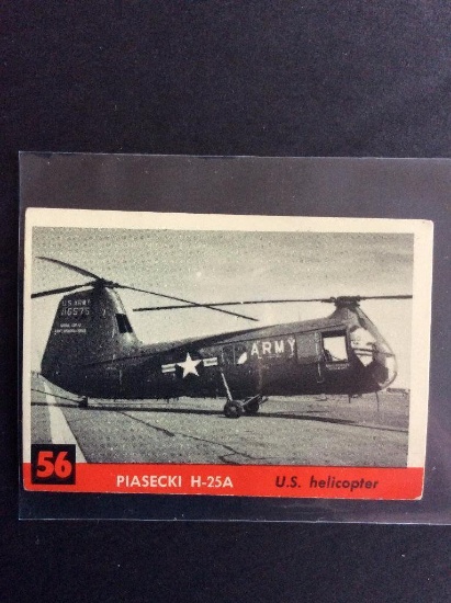 1956 Topps Jets #56 Piasecki H-25A