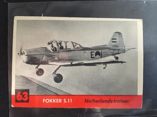 1956 Topps Jets #63 Fokker S11