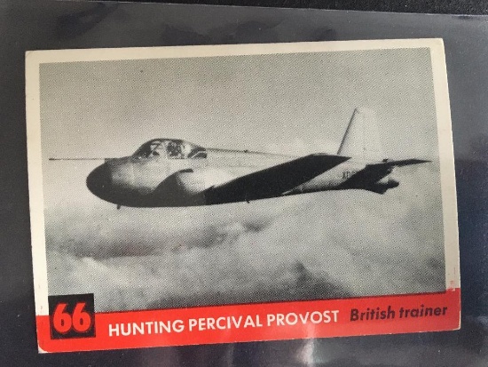 1956 Topps Jets #66 Percival Provost