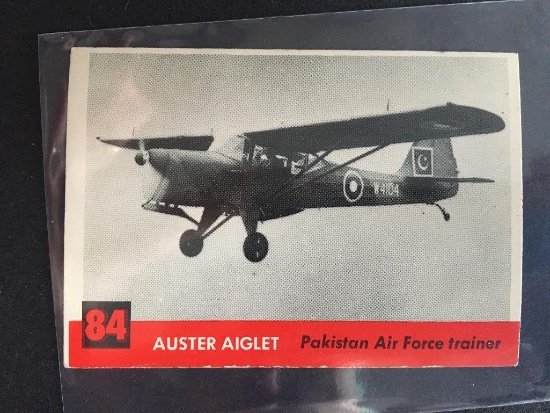1956 Topps Jets #84 Auster Aiglet