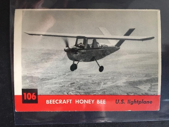 1956 Topps Jets #106 Beecraft Honey Bee