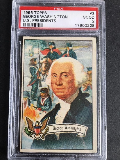 1956 Topps U.S. Presidents #3 George Washington
