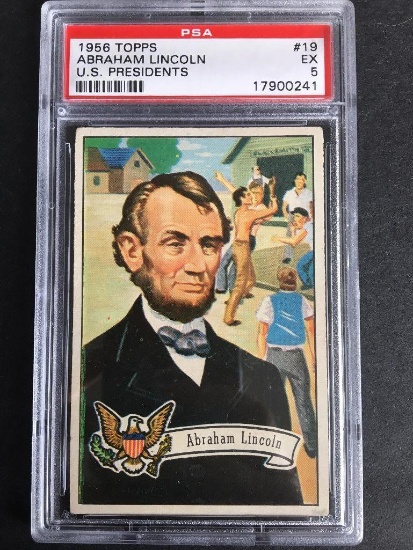 1956 Topps U.S. Presidents #19 Abraham Lincoln