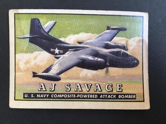 1952 Topps Wings Friend or Foe #44 AJ Savage