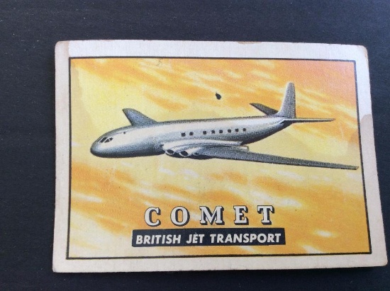 1952 Topps Wings Friend or Foe #55 Comet