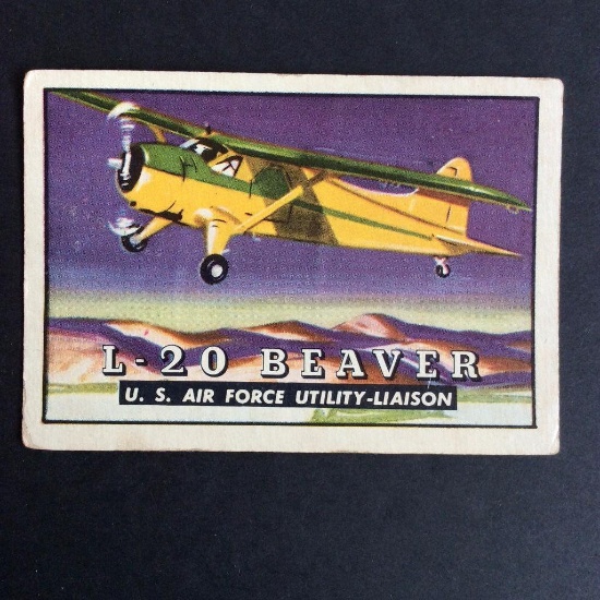 1952 Topps Wings Friend or Foe #62 L-20 Beaver