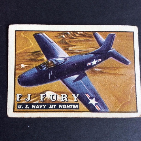 1952 Topps Wings Friend or Foe #63 FJ Fury