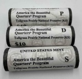 2020 US Mint wrapped P,D,S Uncirculated rolls- 