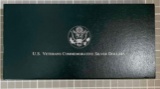 Modern Commemorative: 1994 Veterans Silver dollar three coin set, Proof.