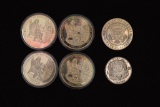 WORLD- LIBERA: 2000 $5 Pierce & (4) 2006 $5 Franklin Uncirculated: AUSTRIA: 1964 Olympic Partial