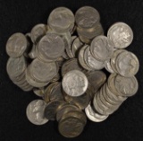 (77) 1930's Buffalo nickels.
