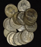 $10.00 face value in 40% Silver US 1965-1969D Kennedy Half dollars