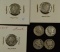 1918, 1918D, 1919, 1921, 1921D, 1931D & 1931S Silver Mercury dimes (7 pieces total).