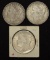 1902, 1904 & 1921 Silver Morgan dollars (3 pieces total).