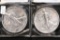 (2) 1989 $1.00 Silver Eagle, uncirculated (2 pieces total).