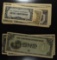 CURRENCY: Japanese Invasion Money (Philippines). 1942: 5,5 & (2) 50 centavos also 1,5 & 10 pesos
