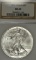 1994 $1 Silver Eagle, NGC MS-69.