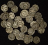 (40) 1943S war nickels.