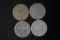 1864, (2) 1865 & 1866 two cents. (4 pcs.)