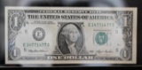 Currency: Small notes- Federal Reserve Note: 1993 Radar $1.00; 1976 & (5) 1976 consecutively