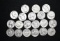 $5.00 face value in US 90% Silver Washington quarters.