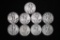 (9) Silver Walking Liberty half-dollars: 1920S, 1929S, 1941S, 1936D, 1942-1945D, & 1947D Silver