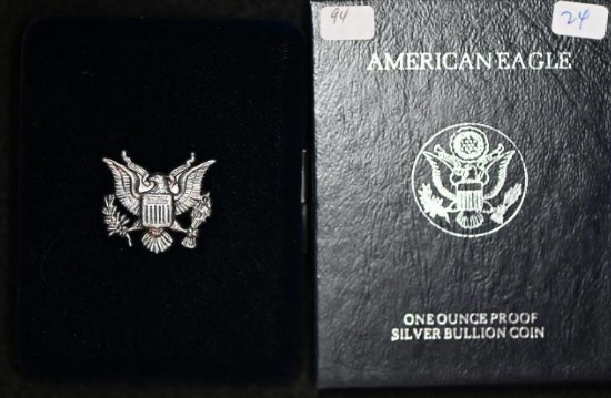 1994 Silver $1.00 Eagle - Proof in mint packaging.