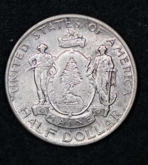 1920 Maine Centennial Silver Classic Commemorative half dollar (1 pcs).