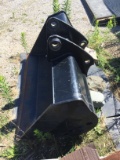 Cat Backhoe ditching bucket