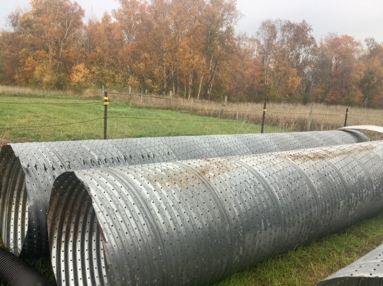 (2) 20’ Perforated Tubes