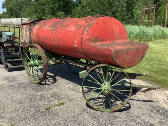 Steel Wheel Fuel Wagon.