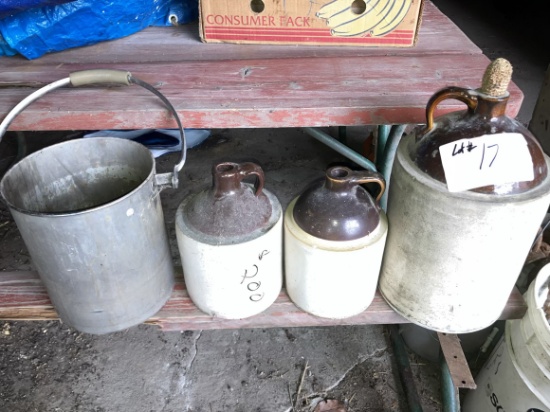 Stoneware Crocks (3)