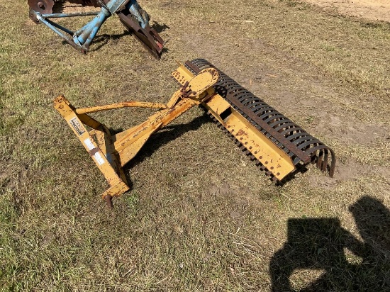 King Cutter 5' 3 pt. tine rake