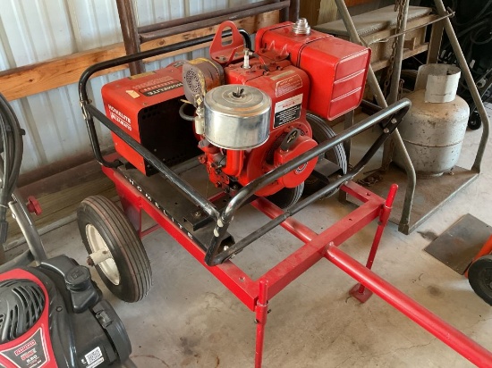 Homelite 3500 watt generator on trailer