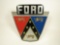 Spectacular 1953 Ford Automobiles Jubilee three-dimensional showroom crest sign.