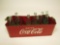 Circa 1930s-40s Coca-Cola stadium vendors bottle cooler with period Coca-Cola glass bottles.