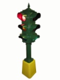 Killer 1940s municipal traffic light on base from downtown Dallas Texas.